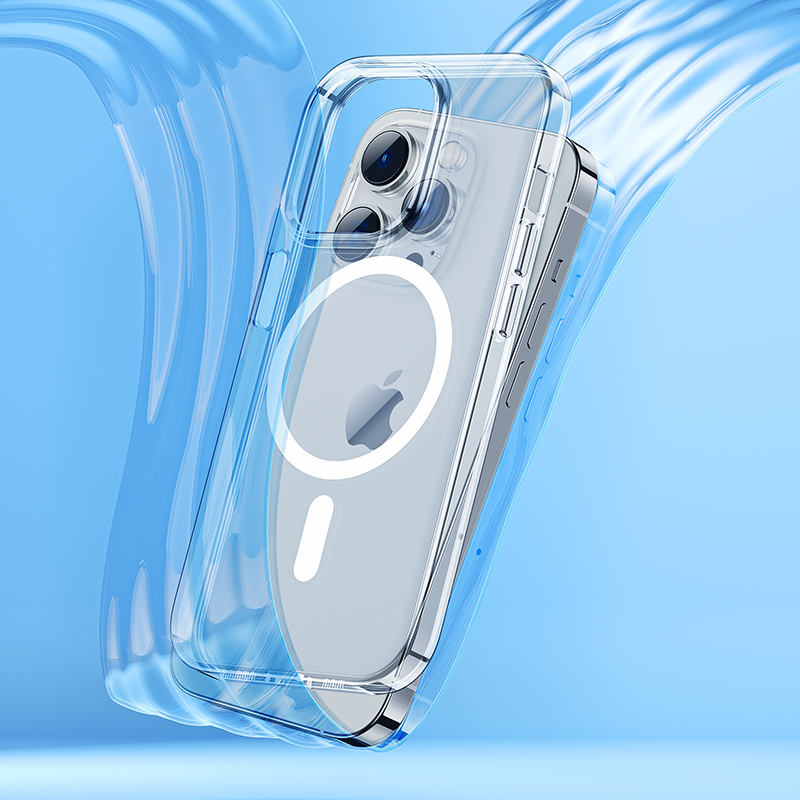iPhone14 冰晶透明磁吸壳